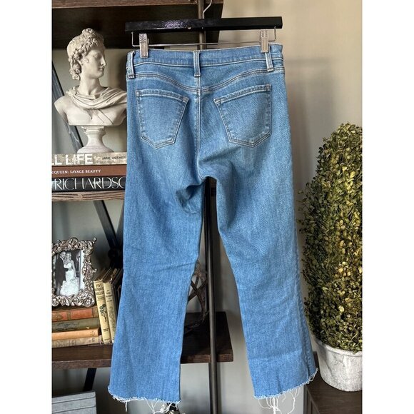 J Brand Selena Mid-Rise Crop Bootcut Jeans Cerulean Womens Size 26 - Picture 6 of 10